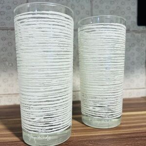 Vtg RARE George’s Briard “Icicle” Highball Glasses
